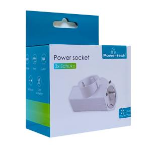 POWERTECH αντάπτορας ρεύματος PT-812, 3x schuko, 250V 16A, λευκός | eLabstore.gr POWERTECH αντάπτορας ρεύματος PT-812, 3x schuko, 250V 16A, λευκός | Τροφοδοσία Ρεύματος | elabstore.gr