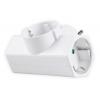 POWERTECH αντάπτορας ρεύματος PT-812, 3x schuko, 250V 16A, λευκός | Τροφοδοσία Ρεύματος | elabstore.gr