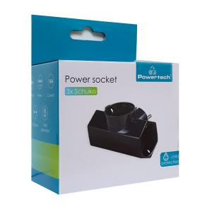 POWERTECH αντάπτορας ρεύματος PT-813, 3x schuko, 250V 16A, μαύρος | eLabstore.gr POWERTECH αντάπτορας ρεύματος PT-813, 3x schuko, 250V 16A, μαύρος | Τροφοδοσία Ρεύματος | elabstore.gr