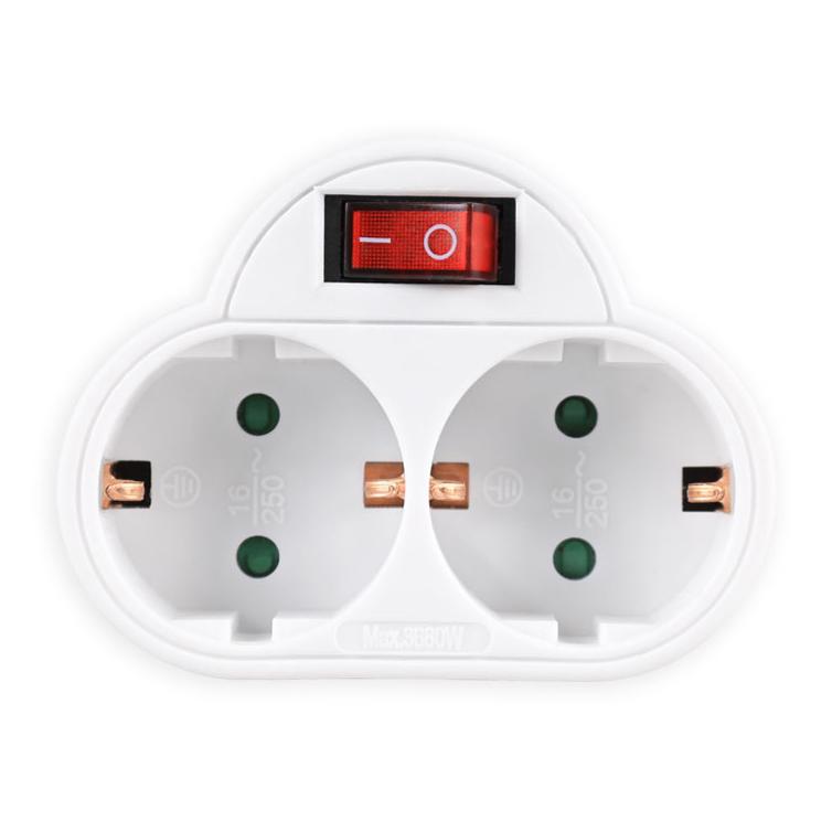 POWERTECH αντάπτορας ρεύματος PT-814, 2x schuko, 250V 16A, λευκός | eLabstore.gr POWERTECH αντάπτορας ρεύματος PT-814, 2x schuko, 250V 16A, λευκός | Τροφοδοσία Ρεύματος | elabstore.gr