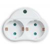 POWERTECH αντάπτορας ρεύματος PT-818, 2x schuko, 250V 16A, λευκός | eLabstore.gr POWERTECH αντάπτορας ρεύματος PT-818, 2x schuko, 250V 16A, λευκός | Τροφοδοσία Ρεύματος | elabstore.gr