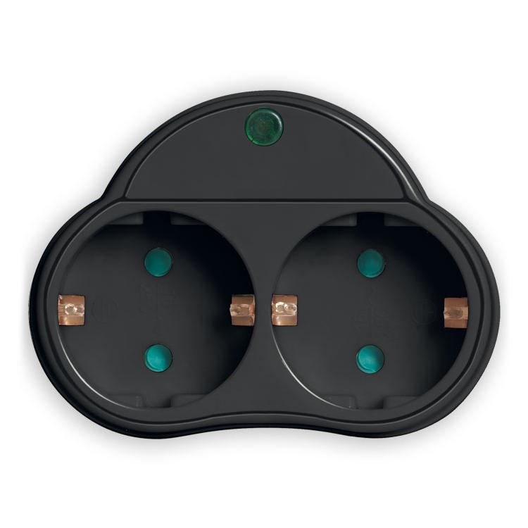 POWERTECH αντάπτορας ρεύματος PT-819, 2x schuko, 250V 16A, μαύρος | eLabstore.gr POWERTECH αντάπτορας ρεύματος PT-819, 2x schuko, 250V 16A, μαύρος | Τροφοδοσία Ρεύματος | elabstore.gr