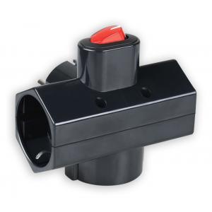POWERTECH αντάπτορας ρεύματος PT-825, 3x schuko, 250V 16A, μαύρος | Τροφοδοσία Ρεύματος | elabstore.gr