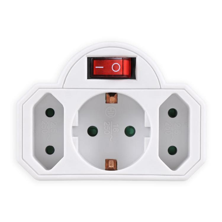 POWERTECH αντάπτορας ρεύματος PT-826, 1x schuko, 2x euro, 16A, λευκός | eLabstore.gr POWERTECH αντάπτορας ρεύματος PT-826, 1x schuko, 2x euro, 16A, λευκός | Τροφοδοσία Ρεύματος | elabstore.gr