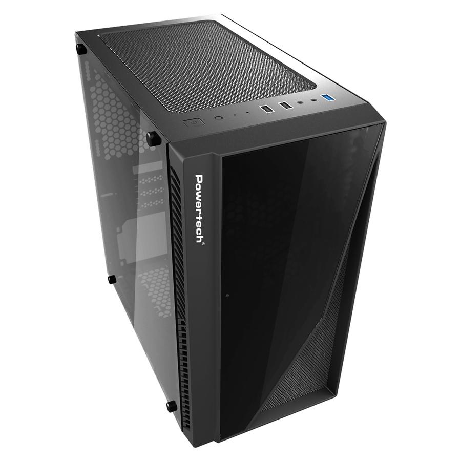 POWERTECH Gaming case PT-839, tempered glass, 3x 120mm fans (2x RGB) | eLabstore.gr POWERTECH Gaming case PT-839, tempered glass, 3x 120mm fans (2x RGB) | PC & Αναβάθμιση | elabstore.gr