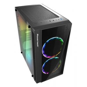 POWERTECH Gaming case PT-839, tempered glass, 3x 120mm fans (2x RGB) | eLabstore.gr POWERTECH Gaming case PT-839, tempered glass, 3x 120mm fans (2x RGB) | PC & Αναβάθμιση | elabstore.gr