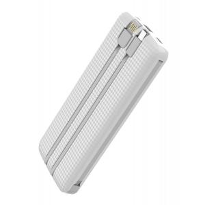 POWERTECH Power Bank PT-866 10000mAh, 3x Output, 2.1A, λευκό | Αξεσουάρ κινητών | elabstore.gr