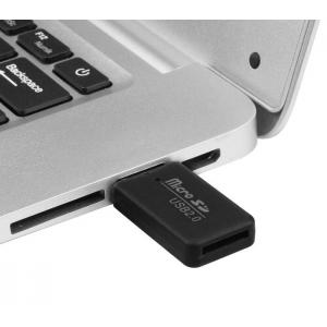 POWERTECH mini card reader PT-893, SD card mini, μαύρος | Συνοδευτικά PC | elabstore.gr