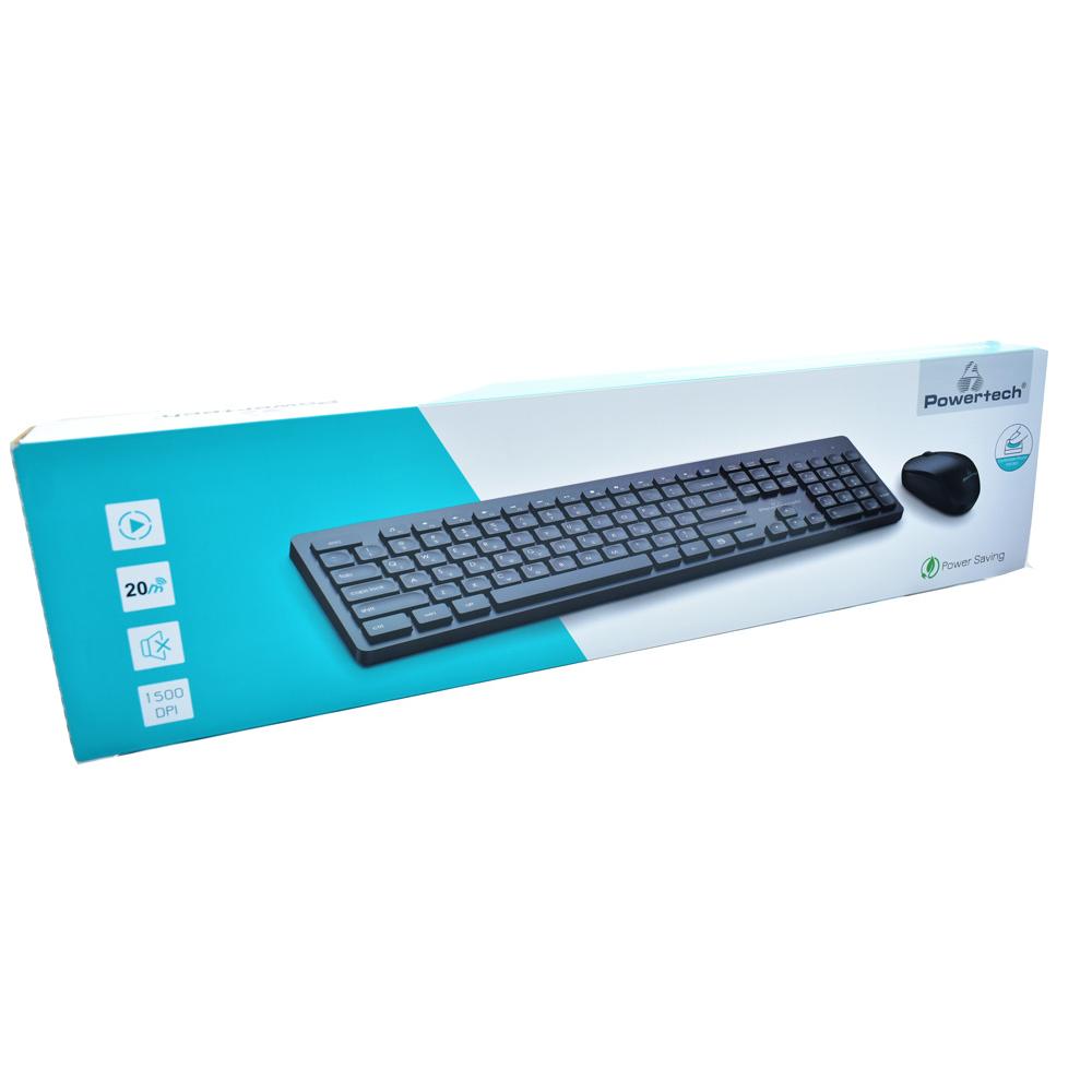 POWERTECH set ποντίκι & πληκτρολόγιο, 1500dpi, μαύρο | eLabstore.gr POWERTECH set ποντίκι & πληκτρολόγιο PT-914, ασύρματο, 1500dpi, μαύρο | Συνοδευτικά PC | elabstore.gr