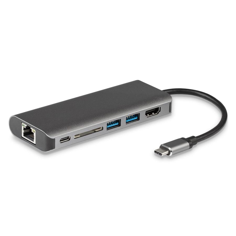 POWERTECH Docking station PTH-043, Type-C, 4K, ασημί | eLabstore.gr POWERTECH Docking station PTH-043, Type-C, 4K, ασημί | Αξεσουάρ για Laptop | elabstore.gr