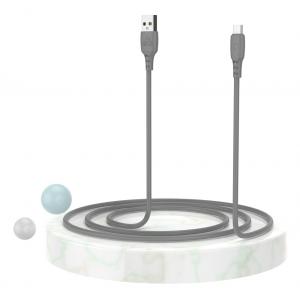 POWERTECH Καλώδιο USB σε Micro USB eco PTR-0090, copper, 1m, γκρι | Αξεσουάρ κινητών | elabstore.gr