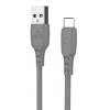 POWERTECH Καλώδιο USB σε USB Type-C eco PTR-0091, copper, 1m, γκρι | Αξεσουάρ κινητών | elabstore.gr