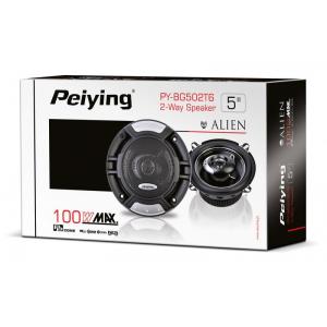 PEIYING Σετ ηχείων αυτοκινήτου PY-BG502T6, 100W, 2 δρόμων, 5", μαύρο | Gadgets | elabstore.gr