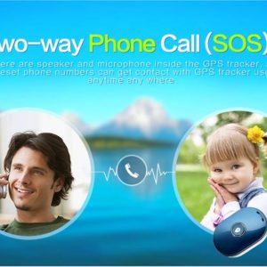 Mini GPS Eντοπισμού Θέσης Q60, 400mAh, Αδιάβροχο, Blue | GPS | elabstore.gr