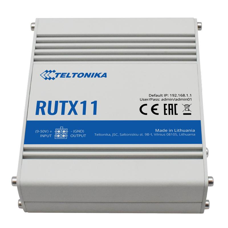 TELTONIKA Industrial cellular router RUTX11, 4G LTE Cat6, 4x GbE | eLabstore.gr TELTONIKA Industrial cellular router RUTX11, 4G LTE Cat6, 4x GbE | Δικτυακά | elabstore.gr