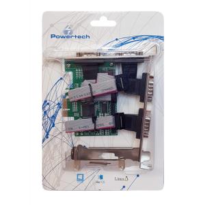 POWERTECH κάρτα επέκτασης PCIe σε 4x Serial DB9 SLOT-031, Chipset CH384L | eLabstore.gr POWERTECH κάρτα επέκτασης PCIe σε 4x Serial DB9 SLOT-031, Chipset CH384L | PC & Αναβάθμιση | elabstore.gr