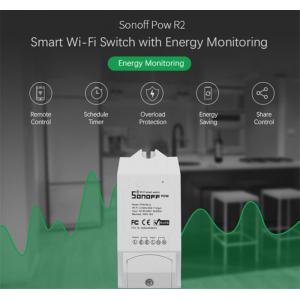 SONOFF Smart Διακόπτης παρακολούθησης ισχύος POW R2, Wi-Fi, 15A, λευκός | Οικιακές & Προσωπικές Συσκευές | elabstore.gr