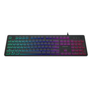 PHILIPS gaming πληκτρολόγιο SPK8264, ενσύρματο, RGB ambiglow, μαύρο | Συνοδευτικά PC | elabstore.gr