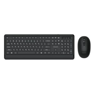 PHILIPS set ποντίκι & πληκτρολόγιο SPT6394, ασύρματα, 1600dpi, μαύρο | Συνοδευτικά PC | elabstore.gr