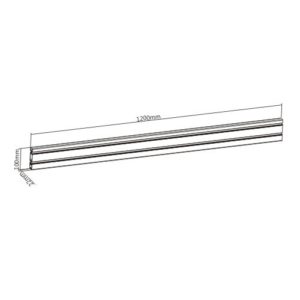 BRATECK αλουμινένιο πάνελ γραφείου SW01-3, SW series, 1200x22x100mm | eLabstore.gr BRATECK αλουμινένιο πάνελ γραφείου SW01-3, SW series, 1200x22x100mm | eLabstore.gr
