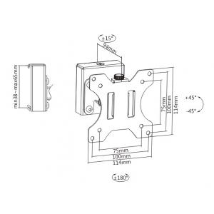 BRATECK pivot βάση οθόνης SW03-7, SW series, 13-27", μαύρη | eLabstore.gr BRATECK pivot βάση οθόνης SW03-7, SW series, 13-27", μαύρη | Αναλώσιμα - Είδη Γραφείου | elabstore.gr