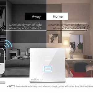 BROADLINK Έξυπνος Διακόπτης τοίχου TC2, Touch & Remote, Διπλός | Οικιακές & Προσωπικές Συσκευές | elabstore.gr