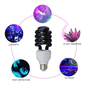 Λάμπα UV αποστείρωσης χώρου UV10, spiral, 15W, E27, μαύρη | Οικιακές & Προσωπικές Συσκευές | elabstore.gr