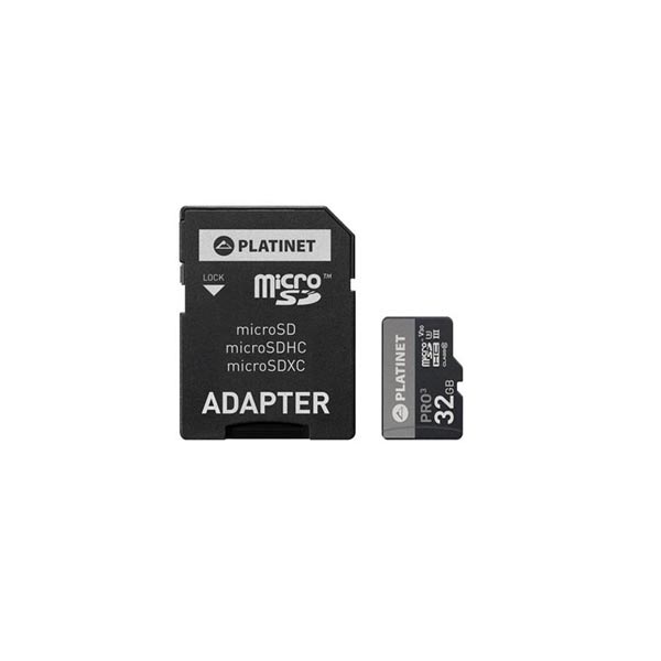 MicroSDHC UHS-III V30 SD 32GB CLASS 10 90MB/s Secure digital + adapter PLATINET | eLabstore.gr MicroSDHC UHS-III V30 SD 32GB CLASS 10 90MB/s Secure digital + adapter PLATINET | Περιφερειακά | elabstore.gr