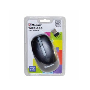 Ποντίκι 2.4Ghz ασύρματο με USB Μαύρο Msonic MX707K | Περιφερειακά | elabstore.gr