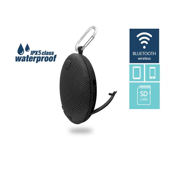 Φορητό Ηχείο Bluetooth 5W Waterproff IPX5 Cross Μαύρο PMG14B | eLabstore.gr Φορητό Ηχείο Bluetooth 5W Waterproff IPX5 Cross Μαύρο PMG14B | Περιφερειακά | elabstore.gr