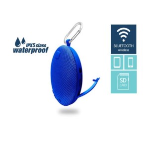 Φορητό Ηχείο Bluetooth 5W Waterproff IPX5 Cross μπλε PMG14BL | Περιφερειακά | elabstore.gr