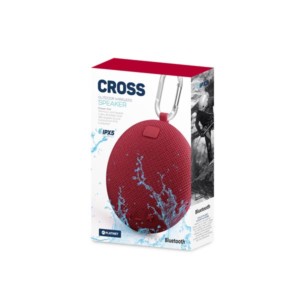 Φορητό Ηχείο Bluetooth 5W Waterproff IPX5 Cross κόκκινο PMG14R | Περιφερειακά | elabstore.gr