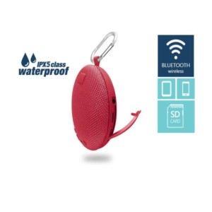 Φορητό Ηχείο Bluetooth 5W Waterproff IPX5 Cross κόκκινο PMG14R | Περιφερειακά | elabstore.gr