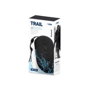 Φορητό Ηχείο Bluetooth 2x5W Waterproff IPX5 & True Wireless Srereo TRAIL Μαύρο PMG12B | Περιφερειακά | elabstore.gr