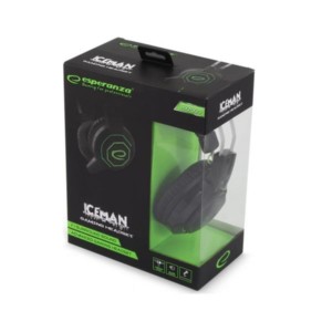 Iceman Ακουστικό 50mm με μικρόφωνο 7.1 gaming μαύρο-πράσινο EGH7000 | eLabstore.gr Iceman Ακουστικό 50mm με μικρόφωνο 7.1 gaming μαύρο-πράσινο EGH7000 | Gaming | elabstore.gr