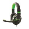 Crow Ακουστικό με μικρόφωνο gaming πράσινο EGH330G | Gaming | elabstore.gr
