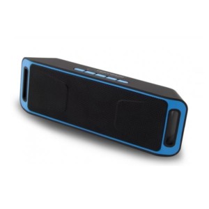 Ηχείο Bluetooth 6W Hands-Free & w/FM Radio Μαύρο/Μπλε EP126KB | Περιφερειακά | elabstore.gr