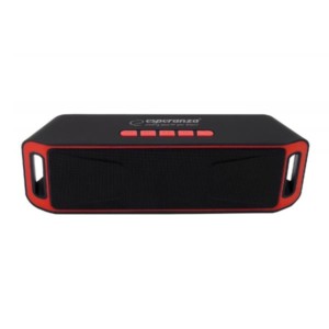 Ηχείο Bluetooth 6W Hands-Free & w/FM Radio Μαύρο/Κόκκινο EP126KR | eLabstore.gr Ηχείο Bluetooth 6W Hands-Free & w/FM Radio Μαύρο/Κόκκινο EP126KR | Περιφερειακά | elabstore.gr