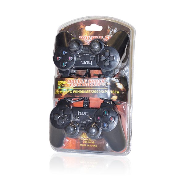 USB Gamepad double with vibration USB-8878B hvt | eLabstore.gr USB Gamepad double with vibration USB-8878B hvt | Gaming | elabstore.gr