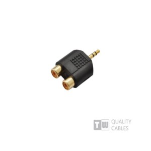Adaptor Type St3.5MM M/X2rca F  συσκ. 10τμχ | Ήχου & Εικόνας | elabstore.gr