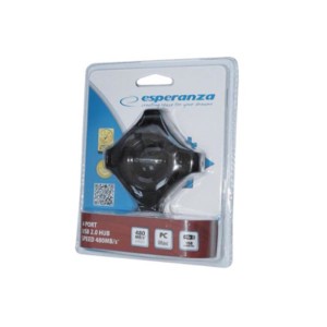 USB 2.0 Star HUB 4-Port Black EA150K | Περιφερειακά | elabstore.gr