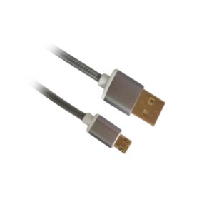 Καλώδιο Φόρτισης Micro USB Διπλής  Όψεως 1m 2A | Περιφερειακά | elabstore.gr