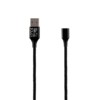 Καλώδιο USB Φόρτισης-Data Magnetic Braided 3.5A QC 2.0 1m Μαύρο NSP | Περιφερειακά | elabstore.gr