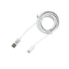 Καλώδιο Type C σε USB 2.4A Φόρτισης - Data 2m Λευκό L02 Lime | Περιφερειακά | elabstore.gr