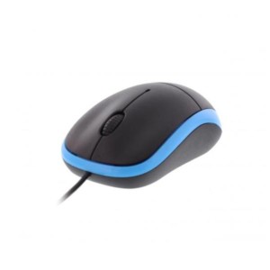 MU002 Well Ενσύρματο Ποντίκι 3D USB 800dp Μαύρο/Μπλε MOUSE-USB-MU002BE-WL | Περιφερειακά | elabstore.gr
