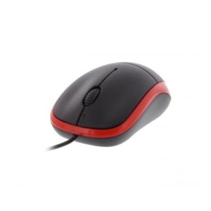 MU002 Well Ενσύρματο Ποντίκι 3D USB 800dp Μαύρο/Κόκκινο MOUSE-USB-MU002RD-WL | Περιφερειακά | elabstore.gr