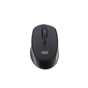 MWP201 Well Ασύρματο Ποντίκι 4D USB μαύρο 1600dpi MOUSE-WLESS-MWP201BK-WL | Περιφερειακά | elabstore.gr