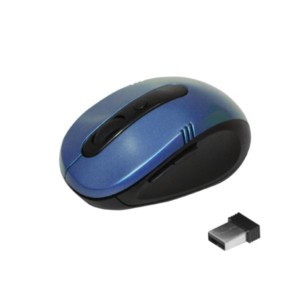 Ποντίκι USB ασύρματο μπλε AMG-108 | Περιφερειακά | elabstore.gr