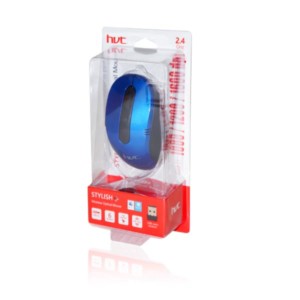 Ποντίκι USB ασύρματο μπλε AMG-108 | Περιφερειακά | elabstore.gr