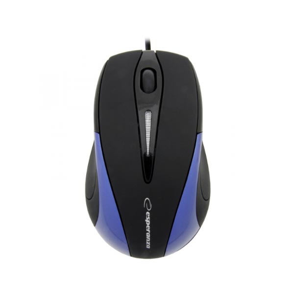 Ενσύρματο Ποντίκι Business series 3D μαύρο/μπλέ EM102B | eLabstore.gr Ενσύρματο Ποντίκι Business series 3D μαύρο/μπλε EM102B | Περιφερειακά | elabstore.gr